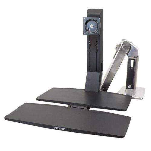 Ergotron WorkFit-A, Single LD Workstation with Worksurface - 24-317-026