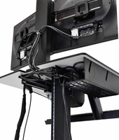 Ergotron WorkFit-C, Single HD Sit-Stand Workstation - 24-216-085