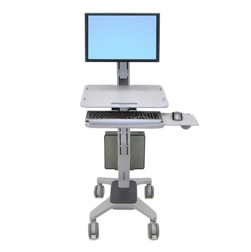 Ergotron WorkFit-C, Single LD Sit-Stand Workstation - 24-198-055