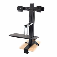 Ergotron WorkFit-S, Dual Monitor Standing Desk Workstation - 33-341-200
