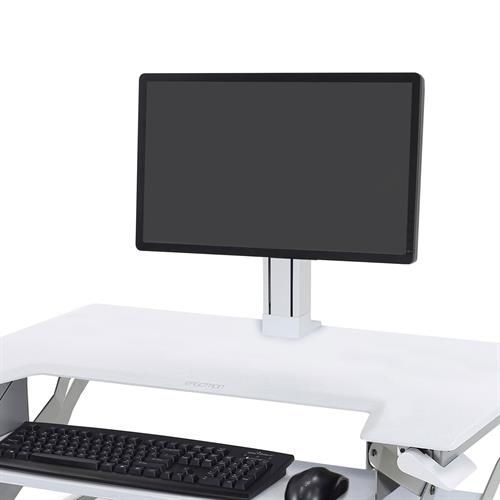 Ergotron WorkFit Single LD Monitor Kit, White - 97-935-062