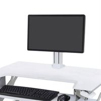 Ergotron WorkFit Single LD Monitor Kit, White - 97-935-062
