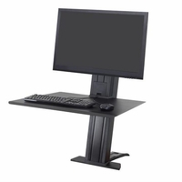 Ergotron WorkFit-SR, 1 Monitor, Standing Desk Workstation (black) - 33-415-085