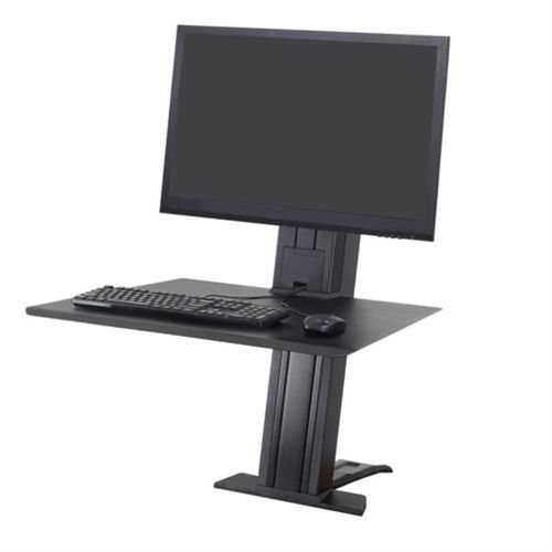 Ergotron WorkFit-SR, 1 Monitor, Standing Desk Workstation (black) - 33-415-085