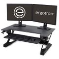 Ergotron WorkFit-TL Standing Desk Converter, TAA Compliant, Black - 33-418-085