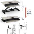 Ergotron WorkFit-Z Mini Sit-Stand Desktop PGW - 33-458-917
