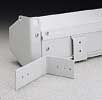 Floating Mounting Brackets - White