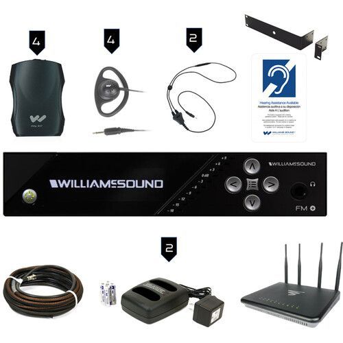 FM+ PRO System Package (4 R37 receivers & WAP) - FM-557-PRO-WAP