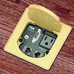 FSR T3-PC1-KEY Table Box Includes: Power and Connections for VGA, Audio and 2 Keystone