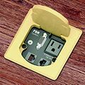FSR T3-PC1-KEY Table Box Includes: Power and Connections for VGA, Audio and 2 Keystone