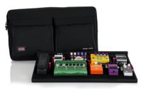 Gator Cases 30" X 16" Wood Pedal Board w/ Black Nylon Carry Bag; Includes G-Bus-8 Power Supply W/ (8) 9V & (3) 18V Outputs - GPT-PRO-PWR