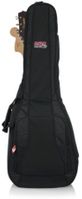 Gator Cases 4G Series Double Guitar Bag for Acoustic and Electric Guitar with Adjustable Backpack Straps - GB-4G-ACOUELECT