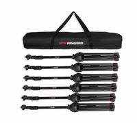 Gator Cases 6-Pack Of Mic Stands With Carry Bag - GFW-MIC-6PACKBG