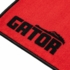 Gator Cases 78 x 66 Drum Rug Black, Red, and White - GP-DRUMRUG-BKRW