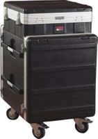 Gator Cases ATA Molded PE Pop-Up Console Rack; 10U Top; 12U Bottom; w/ Casters - GRC-10X12 PU