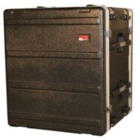 Gator Cases ATA Molded PE Shock Rack w/ Rubber Shock Suspension; 12U - G-SHOCK-12L