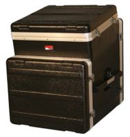 Gator Cases ATA Molded PE Slant Top Console Rack; 10U Top; 8U Bottom - GRC-10X8