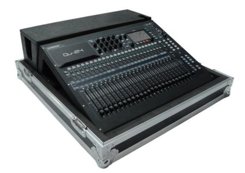 Gator Cases ATA Wood Flight Case for Allen & Heath QU24 Mixing Console with Doghouse Design - G-TOURQU24