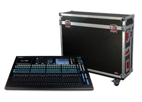 Gator Cases ATA Wood Flight Case for Allen & Heath QU32 Mixing Console with Doghouse Design - G-TOURQU32