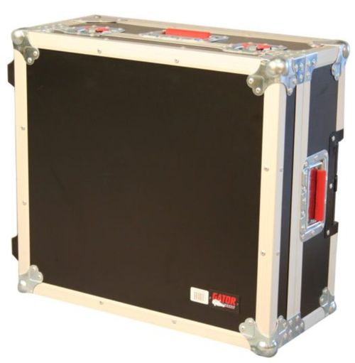 Gator Cases ATA Wood Flight Case for Mixers; 19" X 21" X 6.5"; w/ Wheels - G-TOUR 19X21