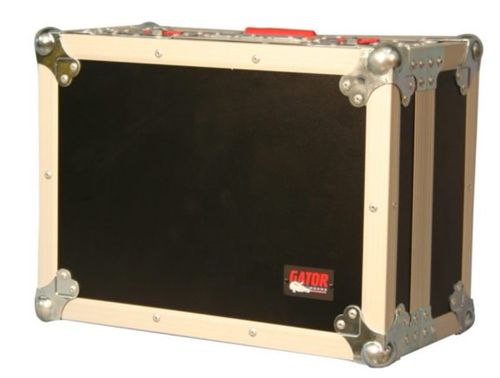 Gator Cases ATA Wood Flight Case w/ Drops for 15 Mics; Recessed Latches; Cable Storage - G-TOUR M15
