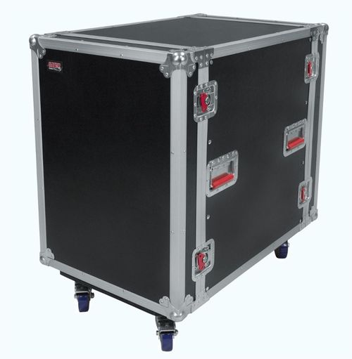 Gator Cases ATA Wood Flight Rack Case; 16U; 24" Deep; w/ Casters - G-TOUR16UCA-24D