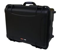 Gator Cases Black injection molded case with pullout handle, inline wheels, and Interior dims 20.5" x 15.3" x 10.1". NO FOAM - GU-2015-10-WPNF