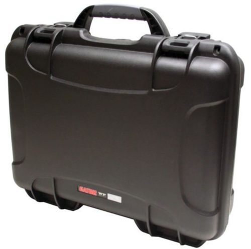 Gator Cases Black Waterproof Injection molded case, with interior dimesions of 13.2" x 9.2" x 3.8". NO FOAM - GU-1309-03-WPNF