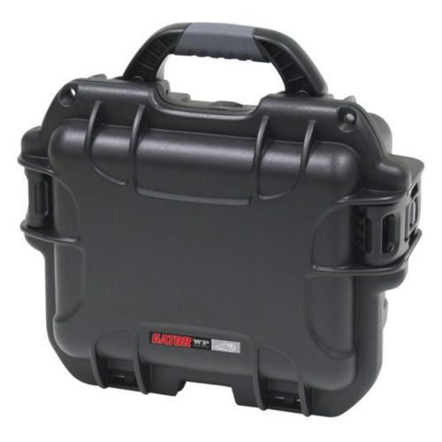 Gator Cases Black Waterproof Injection molded case, with interior dimesions of 8.4" x 6" x 3.7". NO FOAM - GU-0806-03-WPNF