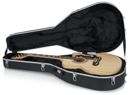 Gator Cases Deluxe Molded Case for Jumbo Acoustic Guitars - GC-JUMBO