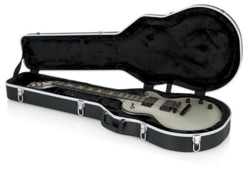 Gator Cases Deluxe Molded Case for Single-Cutaway Electrics such as Gibson Les Paul - GC-LPS