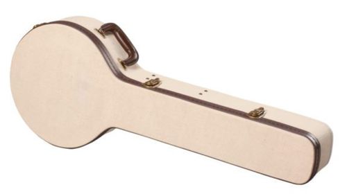 Gator Cases Deluxe Wood Case for Banjo; Journeyman Burlap Exterior - GW-JM BANJO XL