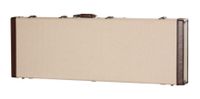 Gator Cases Deluxe Wood Case for Bass Guitars; Journeyman Burlap Exterior - GW-JM BASS