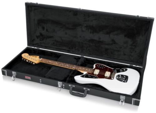 Gator Cases Deluxe Wood Case for Jaguar, Jagmaster and Jazzmaster Style Guitars - GW-JAG