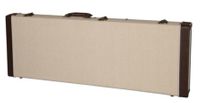 Gator Cases Deluxe Wood Case for Standard Electric Guitars; Journeyman Burlap Exterior - GW-JM ELEC