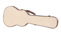 Gator Cases Deluxe Wood Case for Tenor Style Ukulele; Journeyman Burlap Exterior - GW-JM UKE-TEN