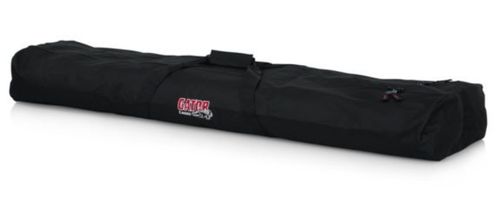 Gator Cases Dual Compartment Speaker Stand Bag with 50" interior. Holds 2 speaker stands - GPA-SPKSTDBG-50DLX