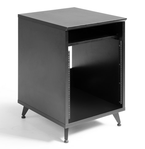 Gator Cases Elite Furniture Series 10U Studio Rack Table in Black Finish - GFW-ELITEDESKRK-BLK
