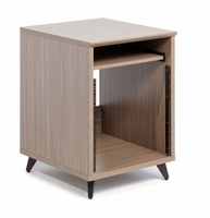 Gator Cases Elite Furniture Series 10U Studio Rack Table in Driftwood Grey Finish - GFW-ELITEDESKRK-GRY