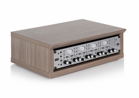 Gator Cases Elite Furniture Series 2U Desktop Studio Rack in Driftwood Grey Finish - GFW-ELITERK-2U-GRY