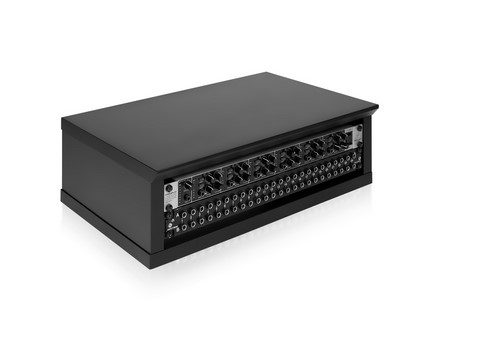 Gator Cases Elite Furniture Series 2U Desktop Studio Rack in Standard Black Finish - GFW-ELITERK-2U-BLK