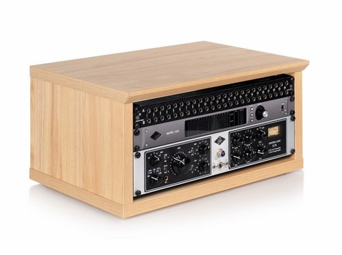 Gator Cases Elite Furniture Series 4U Desktop Studio Rack in Natural Maple Matte Finish - GFW-ELITERK-4U-MPL