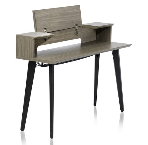 Gator Cases Elite Furniture Series 61-Note Keyboard Table in Driftwood Grey Finish - GFW-ELITEKEYTBL61-GRY
