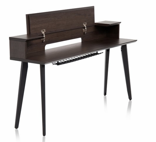 Gator Cases Elite Furniture Series 88-Note Keyboard Table in Dark Walnut Finish - GFW-ELITEKEYTBL88-BRN