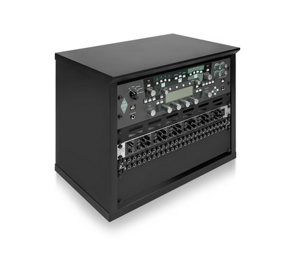 Gator Cases Elite Furniture Series 8U Desktop Studio Rack in Standard Black Finish - GFW-ELITERK-8U-BLK