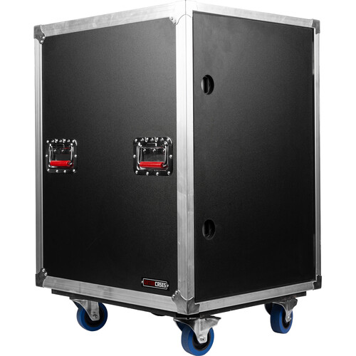 Gator Cases EXPO Series 16U Slam Rack with Sliding Lids - GEXPO16USLRK