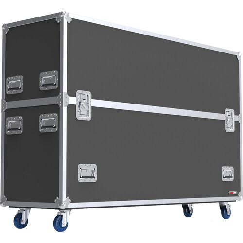 Gator Cases EXPO Series ATA Case for Two 70-75" Screens - GEXPOLED7075X2