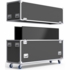 Gator Cases EXPO Series ATA Case for Two 70-75" Screens - GEXPOLED7075X2