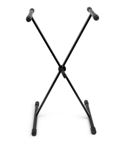 Gator Cases Frameworks adjustable “X” style keyboard stand with rubberized leveling foot - GFW-KEY-1000X