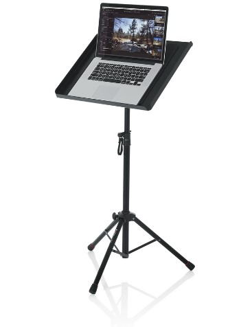 Gator Cases Frameworks Compact Adjustable Media Tray with Tripod Stand - GFW-UTL-MEDIATRAY1